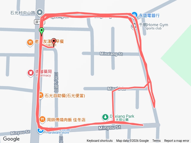 晚上散步
