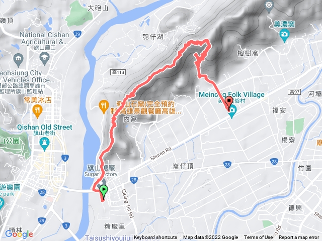 旗尾山金面山