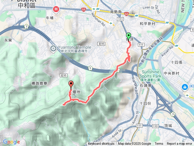 20250809外挖子山、光明頂、南勢角山