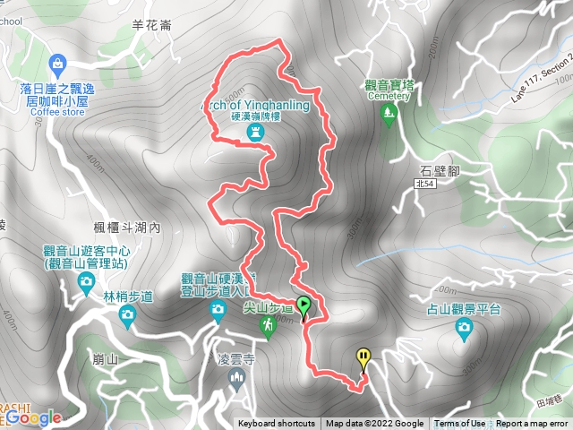 觀音山硬漢嶺逆走北橫古道