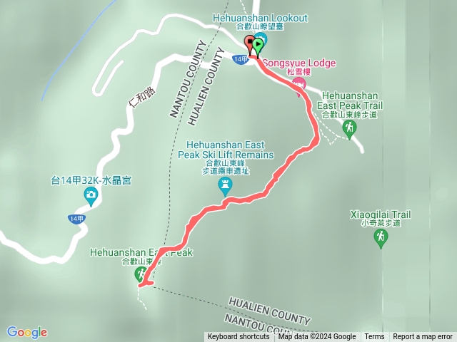 合歡東峰步道預覽圖