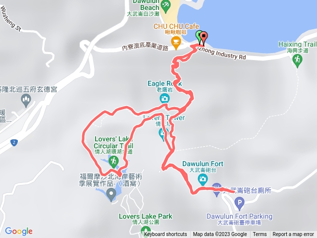 2023.12.30 情人湖、大武崙砲台、大武崙山步道