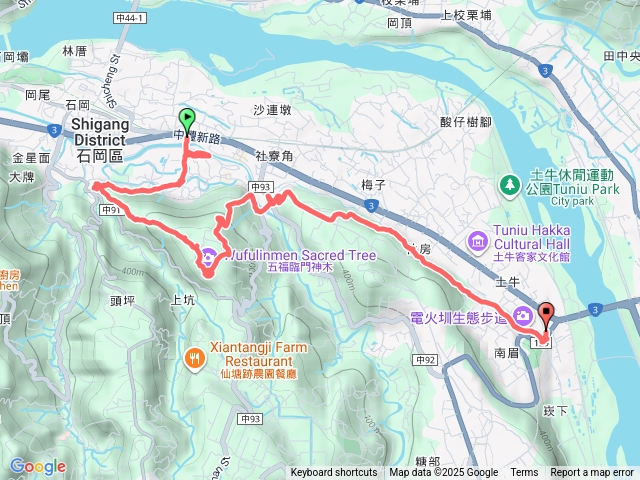 石岡九房里步道-挑物古道-五福臨門步道-電火圳步道(2025-12-8)預覽圖