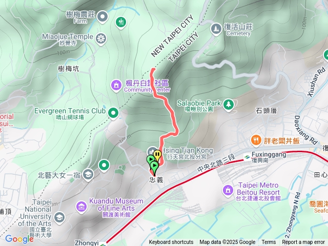 北投行天宮-忠義山