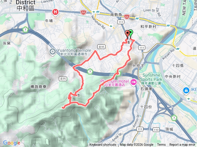 夜爬南勢角山預覽圖