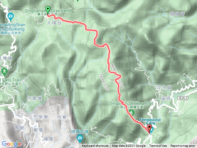2021年臺北大縱走：尋寶任務臺北大縱走第三段：小油坑至風櫃口202112191330