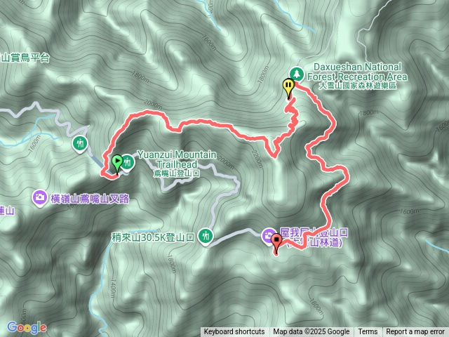 鳶嘴稍來步道26.935.531.5