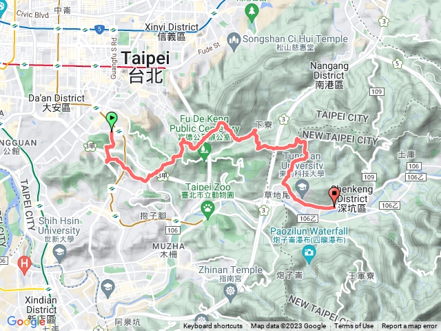 淡蘭南路（捷運麟光站-深坑老街）