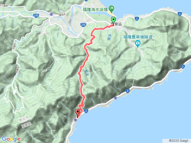 草嶺古道（福隆進、大里出）