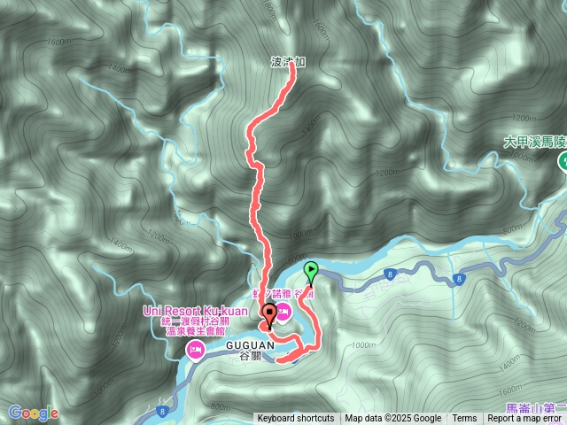八起營區稍來步道波津加步道