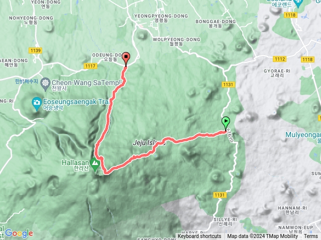 漢拏山城板岳上觀音寺下