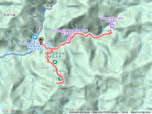 2024屏步青雲 尋寶任務雙流國家森林遊樂區(瀑布步道)+帽子山202411241206預覽圖