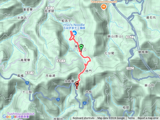 大格門古道-四分子古道預覽圖