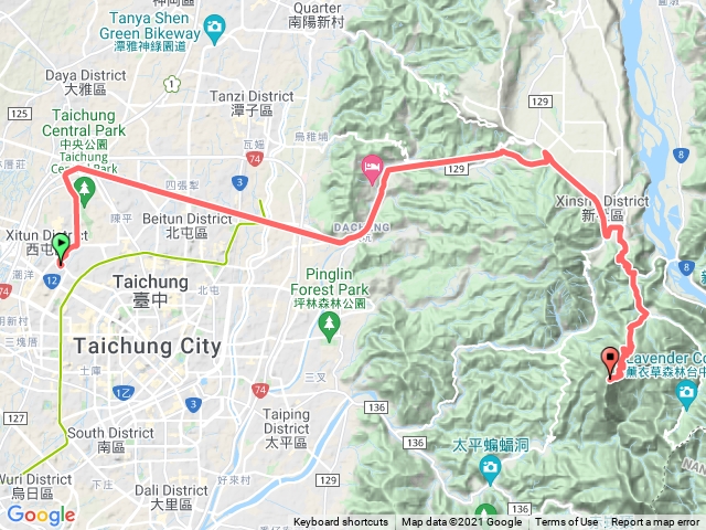 暗影山-新社上三角點