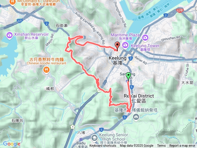 三坑車站大台北縱走天際線5基隆車