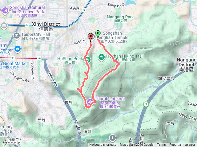 九五峰連豹山虎山