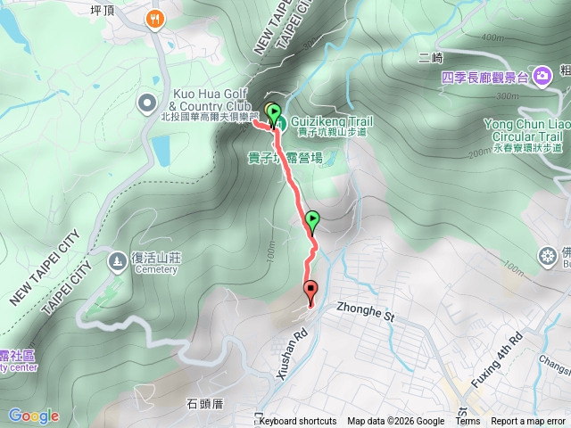 三層崎到贵子坑登山口預覽圖
