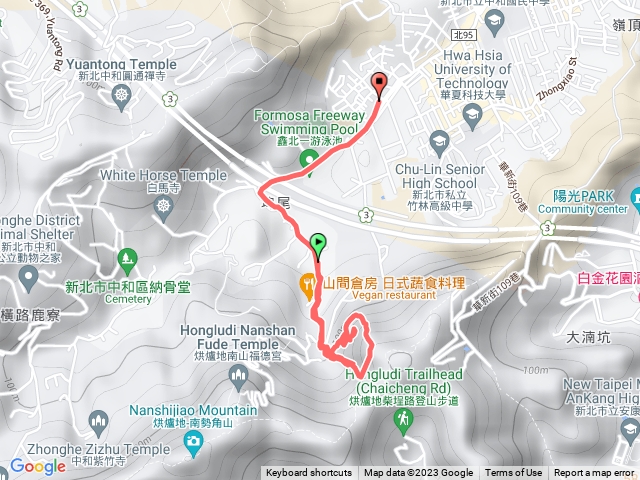 102/05/04南勢角角峭壁上光明頂