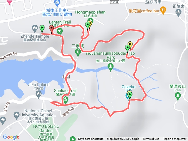 蘭潭後山步道+紅毛埤山