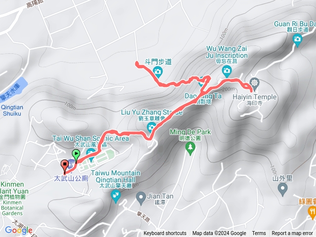 太武山太武公園斗門二進二出