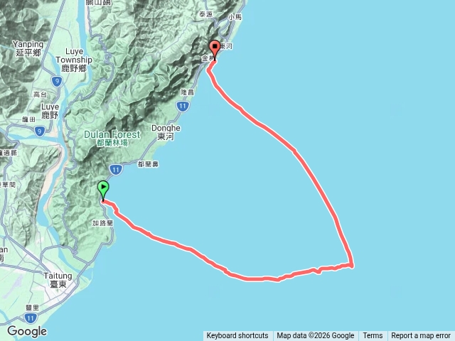 美麗灣綠島金樽港