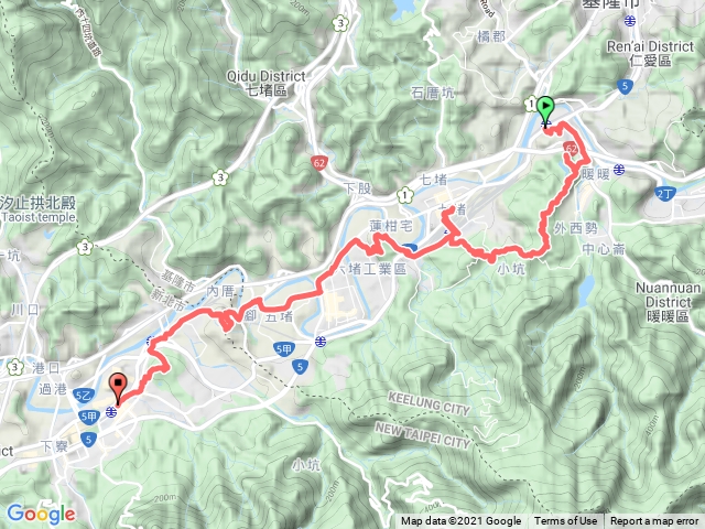 20210314 八堵汐止間山頭連走