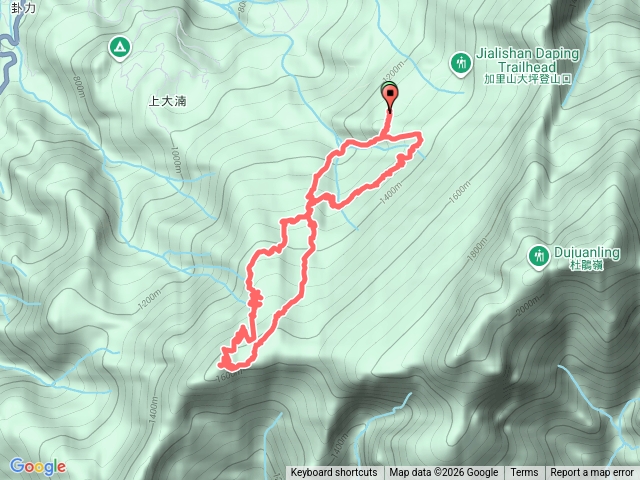 加里山前隘勇握壽司石、騰龍山、13石壁8字