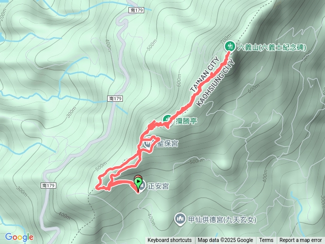 甲仙六義山百葉登山口