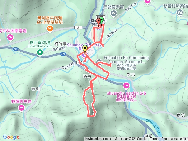 2024-10-06雙溪逸仙山登山步道O型（蝙蝠山）