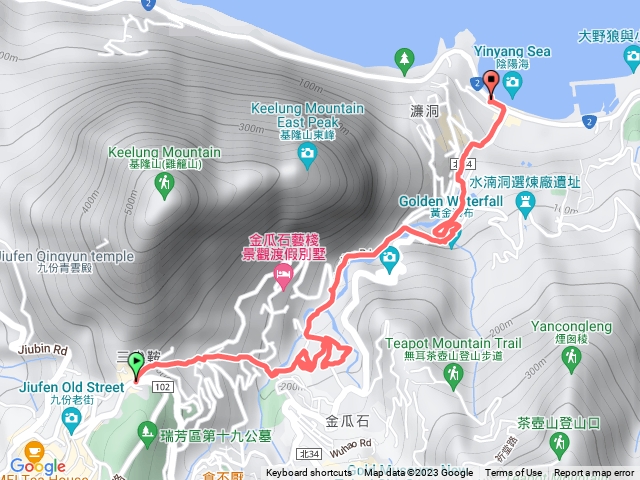 水圳三層橋&黄金瀑布