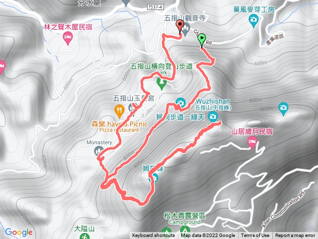 20221010 五指山