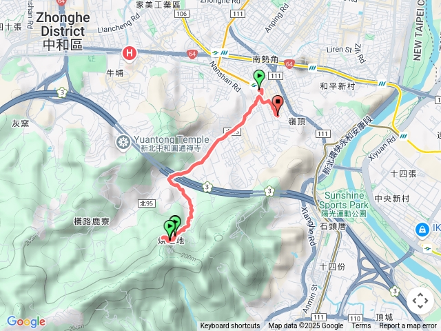 南勢角烘爐地往返