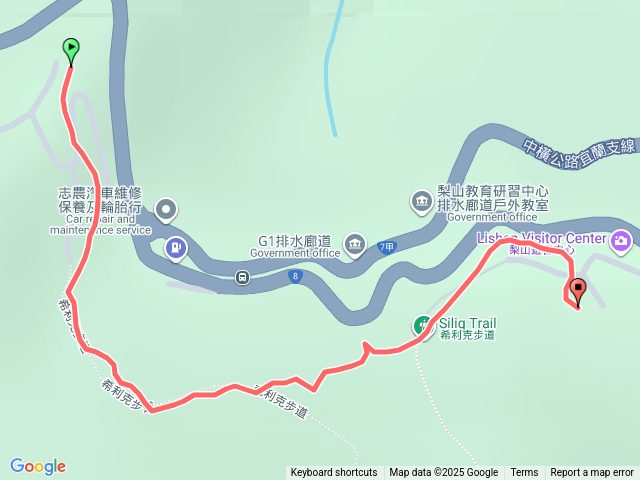 攬勝樓經希利克步道到梨山賓館預覽圖