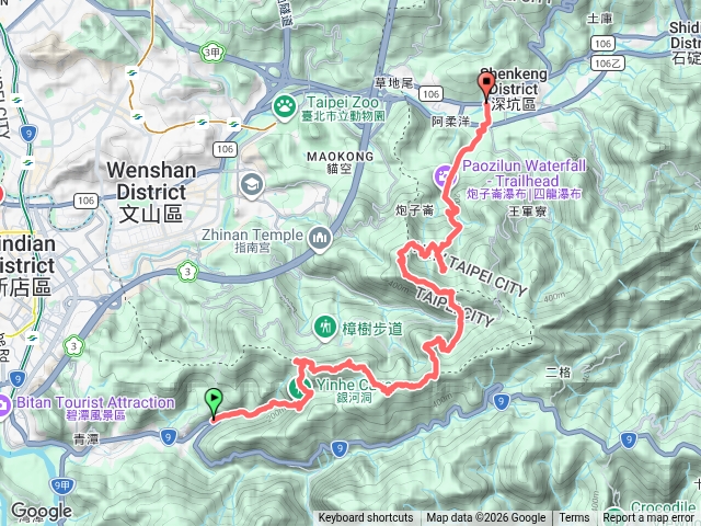 銀河洞鵝角格猴山岳炮子崙深坑預覽圖