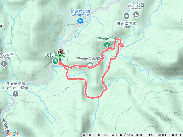 虎豹潭古道-樓仔厝古道-曹田公館O型2025.02.11