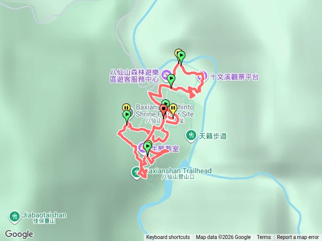 八仙山森林遊樂區全步道預覽圖