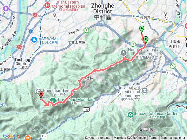 洪天縱走2026，4月