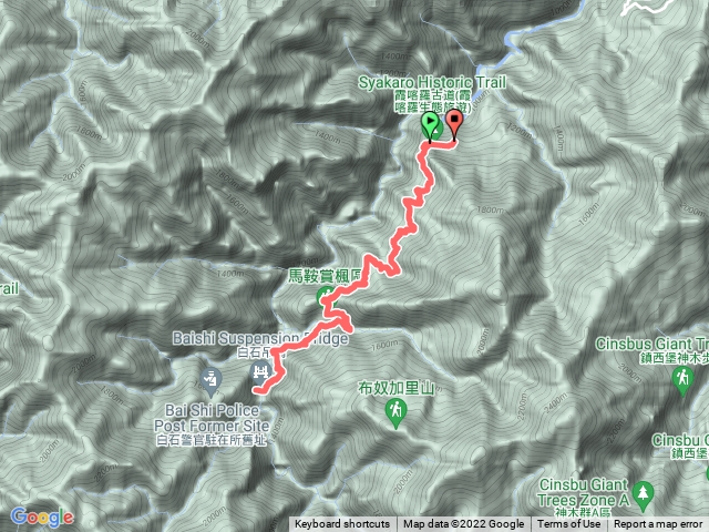 養老到白石吊橋