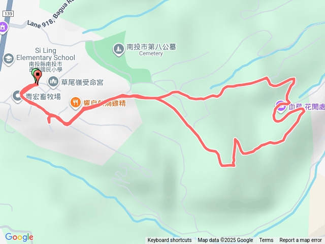 南投市 草尾嶺步道