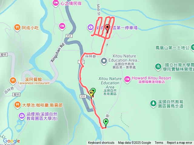 早午2025110915：00登溪頭天文臺步道祝順心如意。_預覽圖