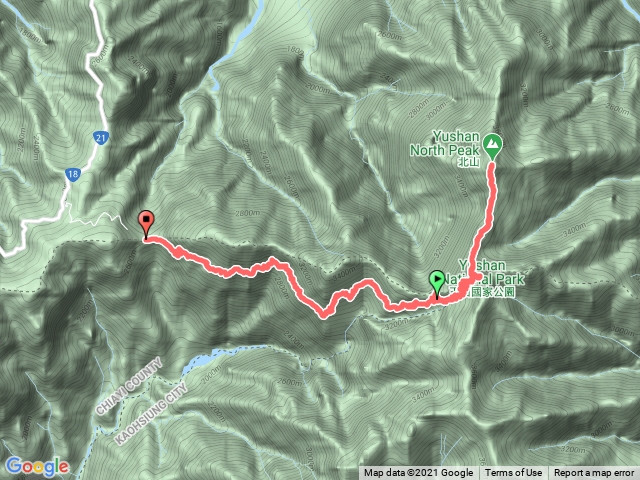 20210330玉山北峰及主就峰