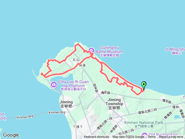 嚨口→北山播音牆→湖下一營區