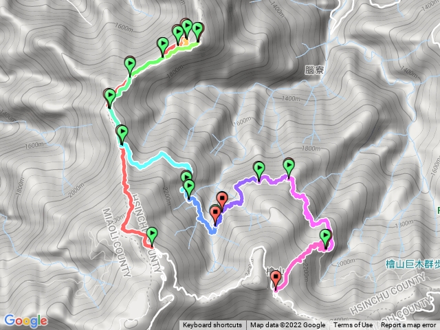 樂山鐵道O型～鹿坑山～尤命神木～南比林山