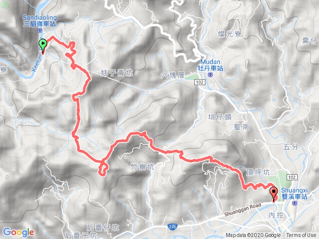 三貂嶺 頂坑山 新路尾古道 新路尾山 大竹林山 雙溪