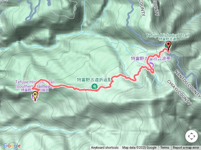 特富野古道自忠進出