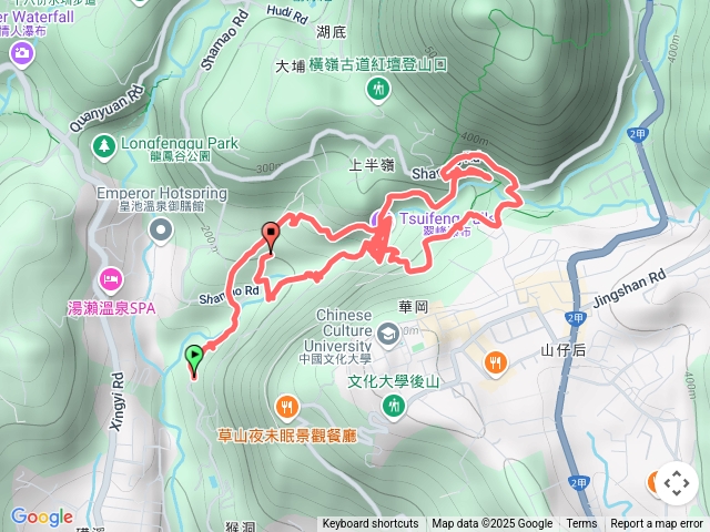 半嶺吊橋翠峰瀑布