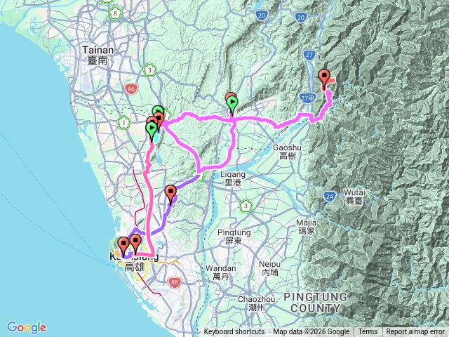 2026 04 19 高雄五座小百岳:大社觀音山~大崗山~旗尾山~鳴海山~壽山
