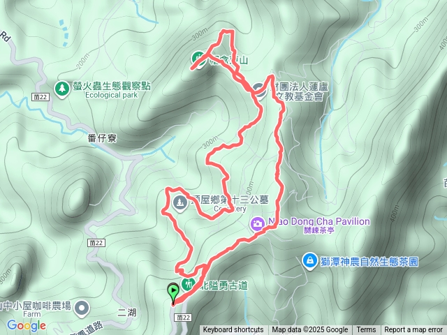 北長城古道水寨下古道O型預覽圖