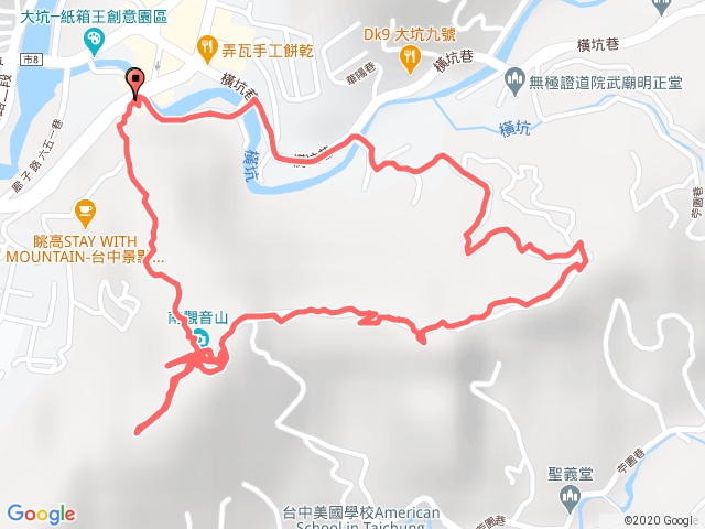 台中大坑南觀音山步道O型20200321