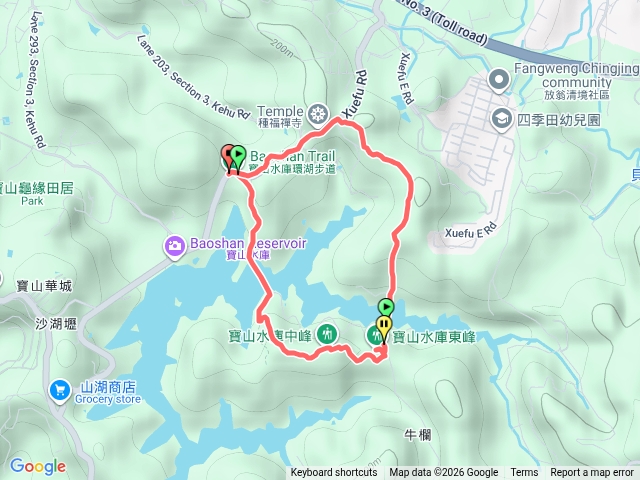寶山水庫環湖水庫預覽圖